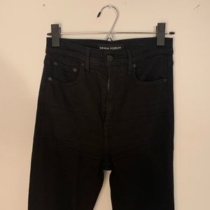 Denim Forum black skinny jeans